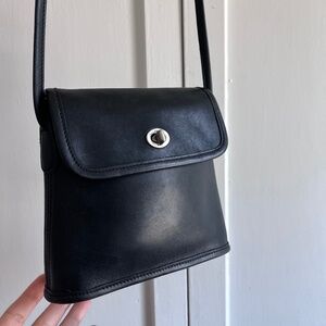 SOLD black coach tango bag